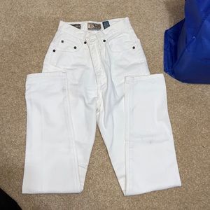 Vintage White Express Jeans